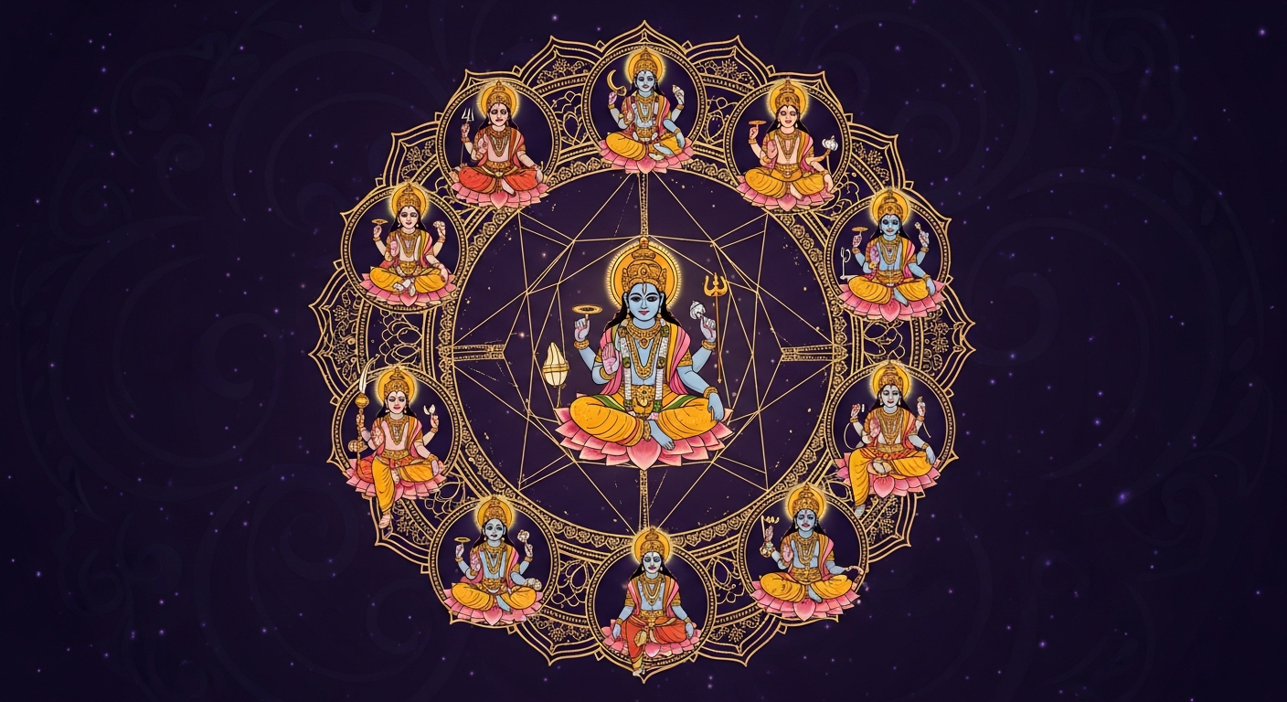 The Navagraha: Nine Planetary Deities of Vedic Tradition